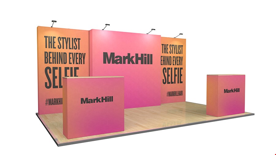 5m Tension Fabric Exhibition Stand Display