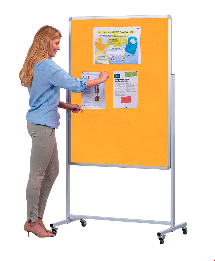 Accents Freestanding Mobile Noticeboards