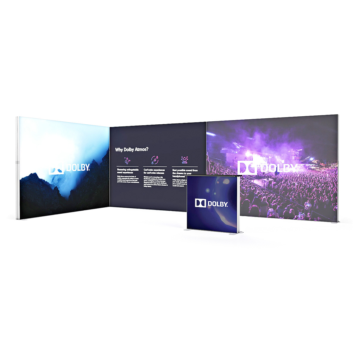 FABRILUX® 6x3 LED Lightbox Fabric Exhibition Stand Kit 25