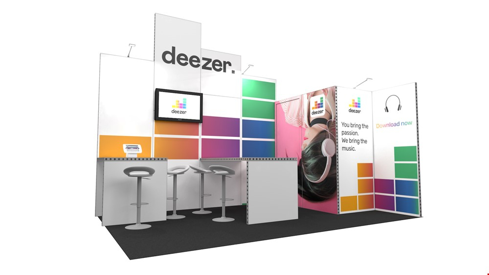 Integra<sup>®</sup> Exhibition Stand 5m x 3m Corner Kit 15 - To Hire