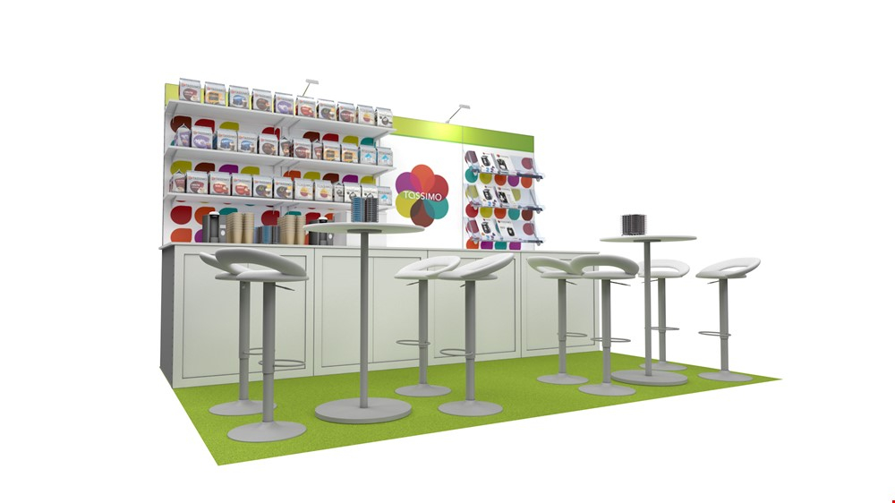 Integra<sup>®</sup> Exhibition Stand 4m x 3m Backwall Kit 40 - To Hire