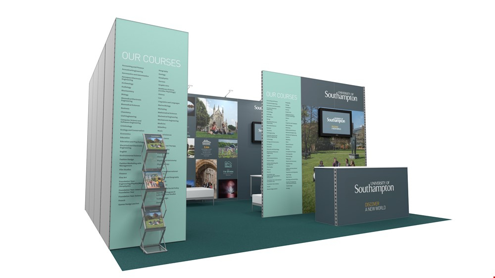 Integra® Exhibition Stand 6m x 5m Booth Kit 28 - To Hire