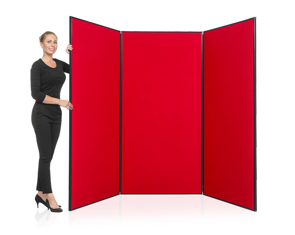Jumbo Display Board System with 3 Large Folding Panels
