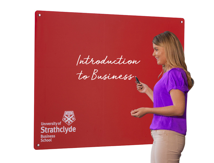 Wall Mounted Magnetic Glass Whiteboard with Printed Logo