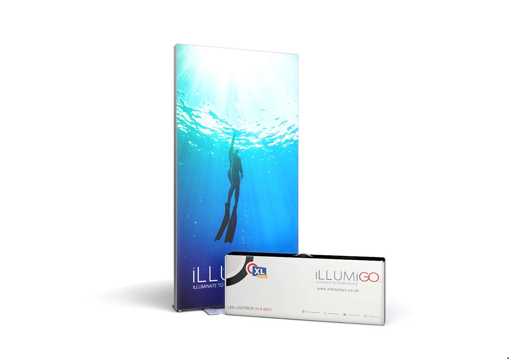 illumiGO LED Lightbox Freestanding