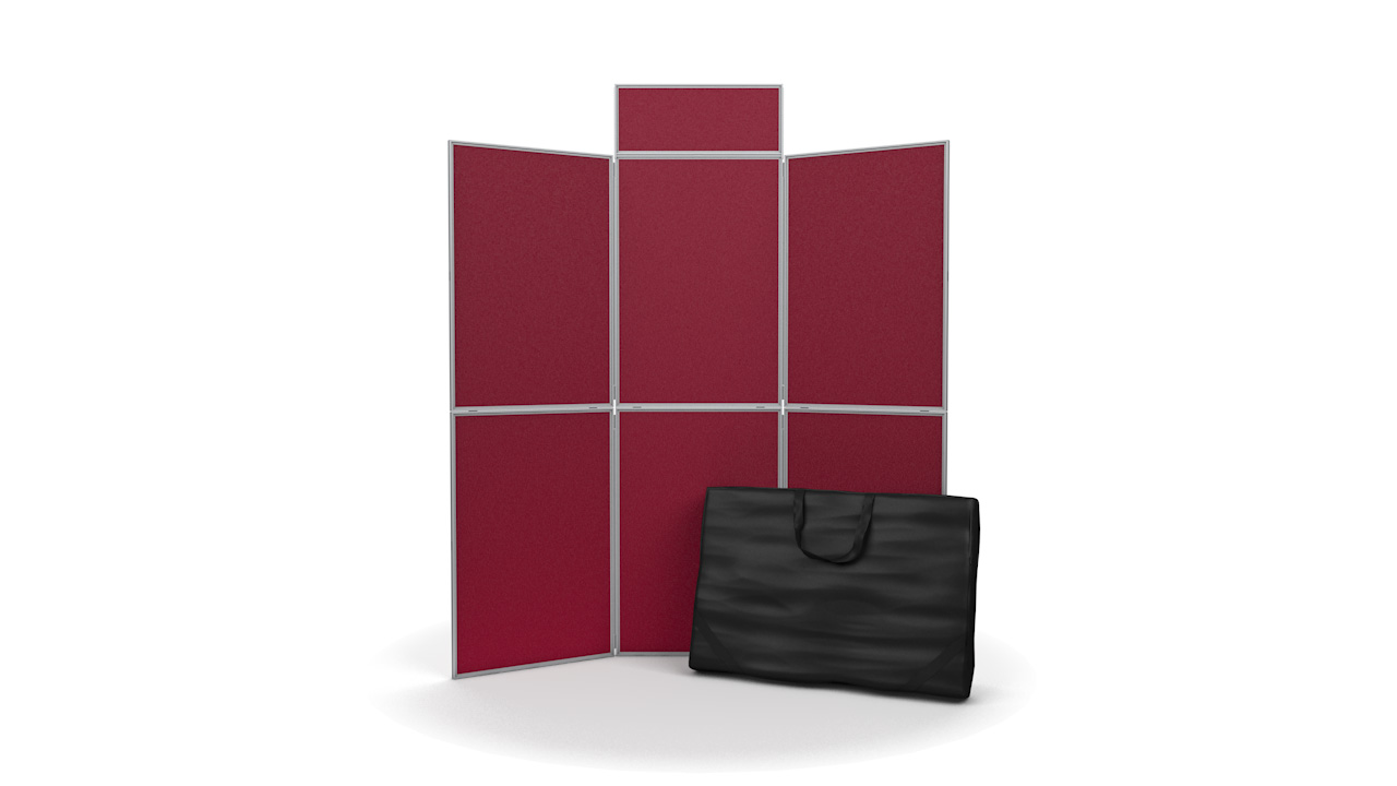 6 Panel Pinnable Display Board Folding Display Panels