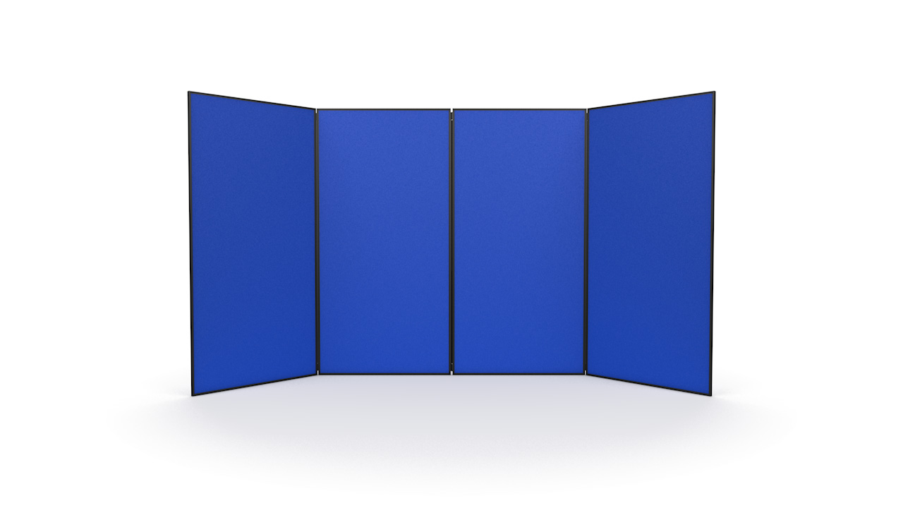 Jumbo Display Board System with 4 Large Folding Panels