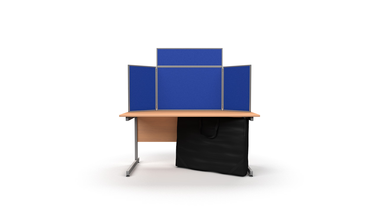 Tabletop Display Boards Aluminium Frame Landscape Panel