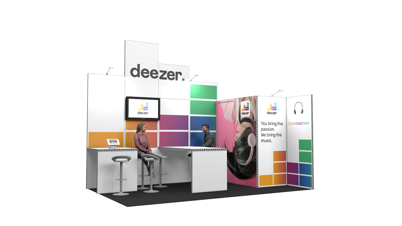 Integra<sup>®</sup> Exhibition Stand 5m x 3m Corner Kit 15 - To Hire