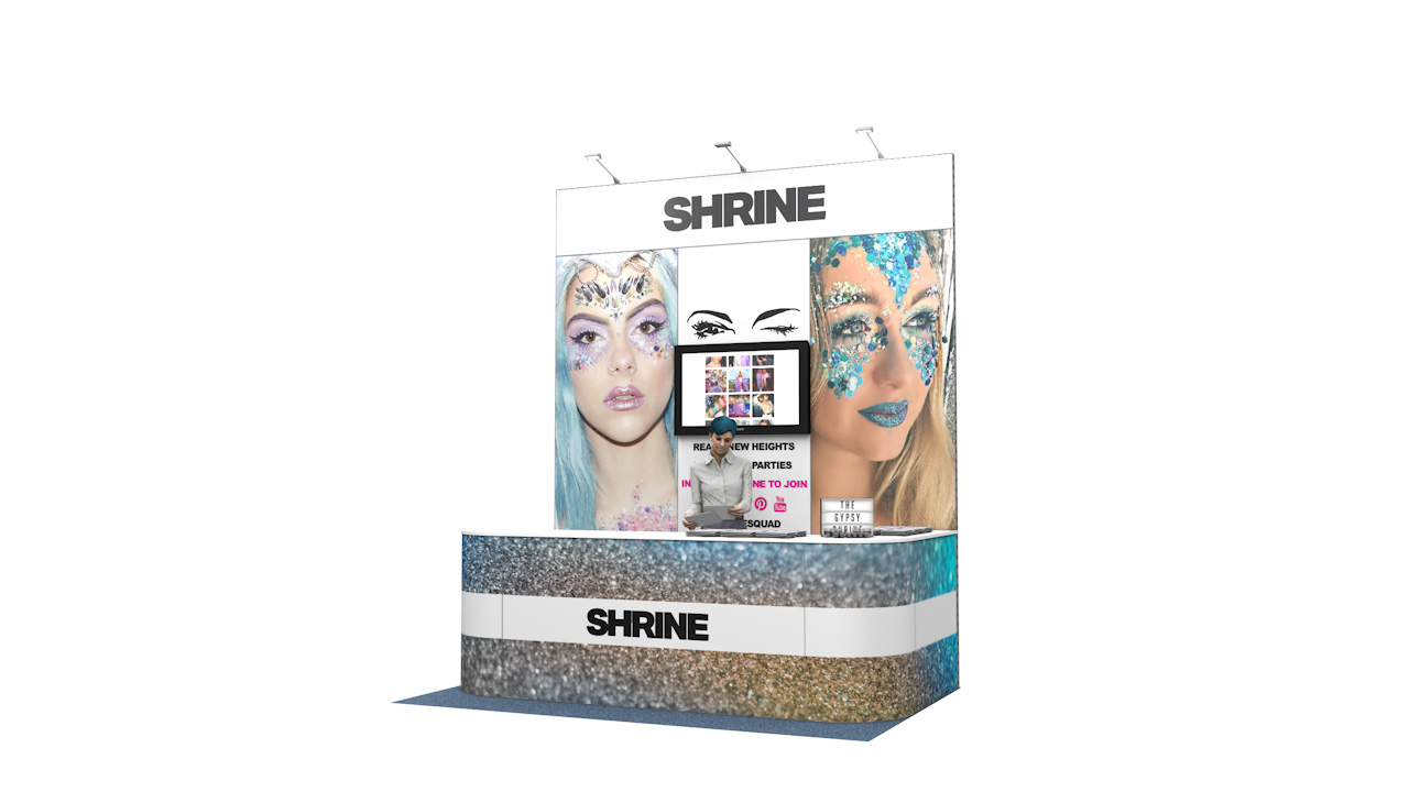Integra<sup>®</sup> Exhibition Stand 3m x 2m Backdrop Kit 6 - To Hire