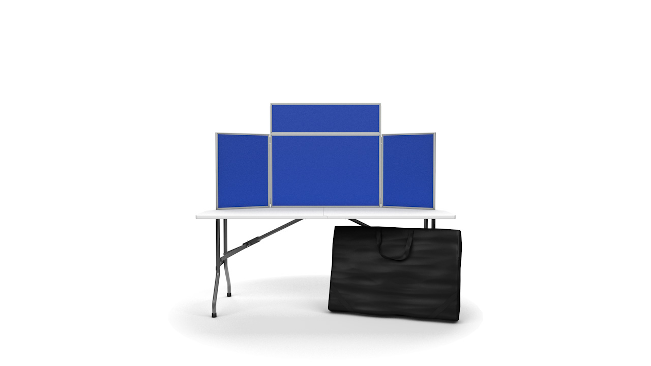 3 Panel Table Top Display Boards Exhibition & Presentation Stands