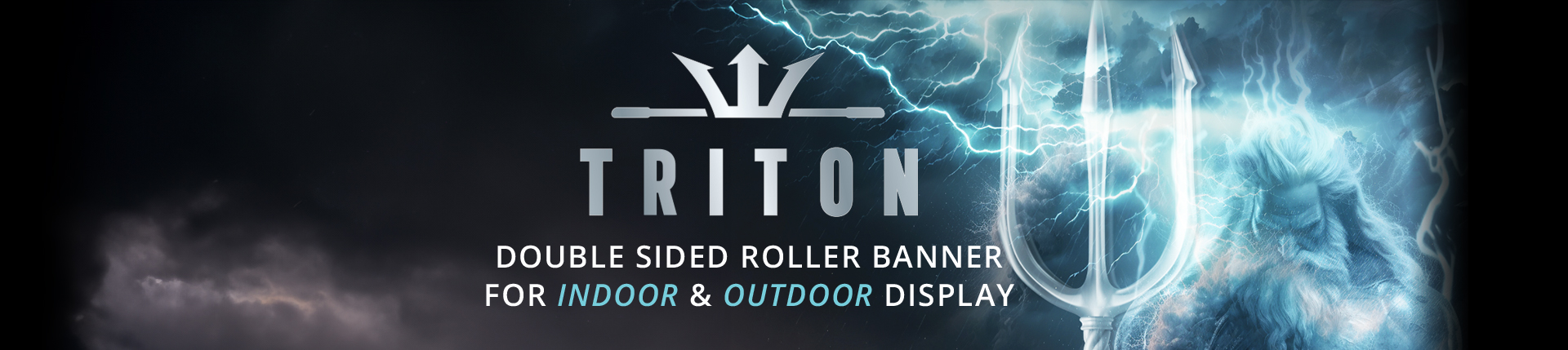 TRITON® Double Sided Pull Up Banners