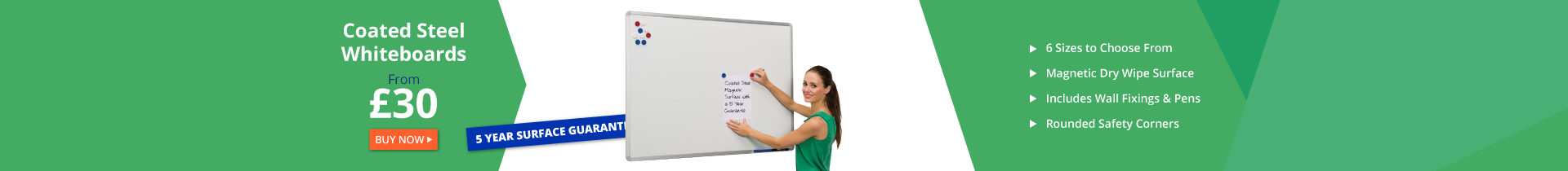 Coated Steel Magnetic Whiteboards And Writing Boards