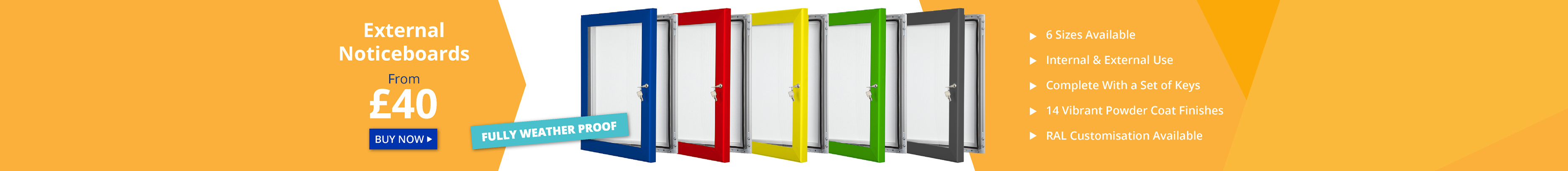 External Noticeboards XL Displays