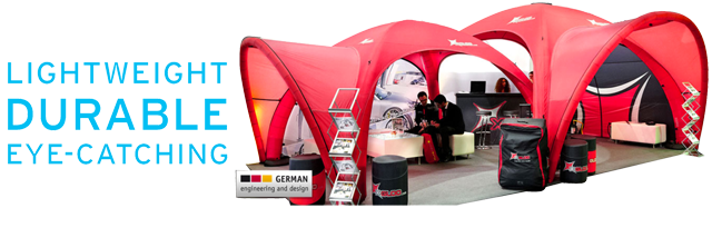 lightweight, durable exhibition tent