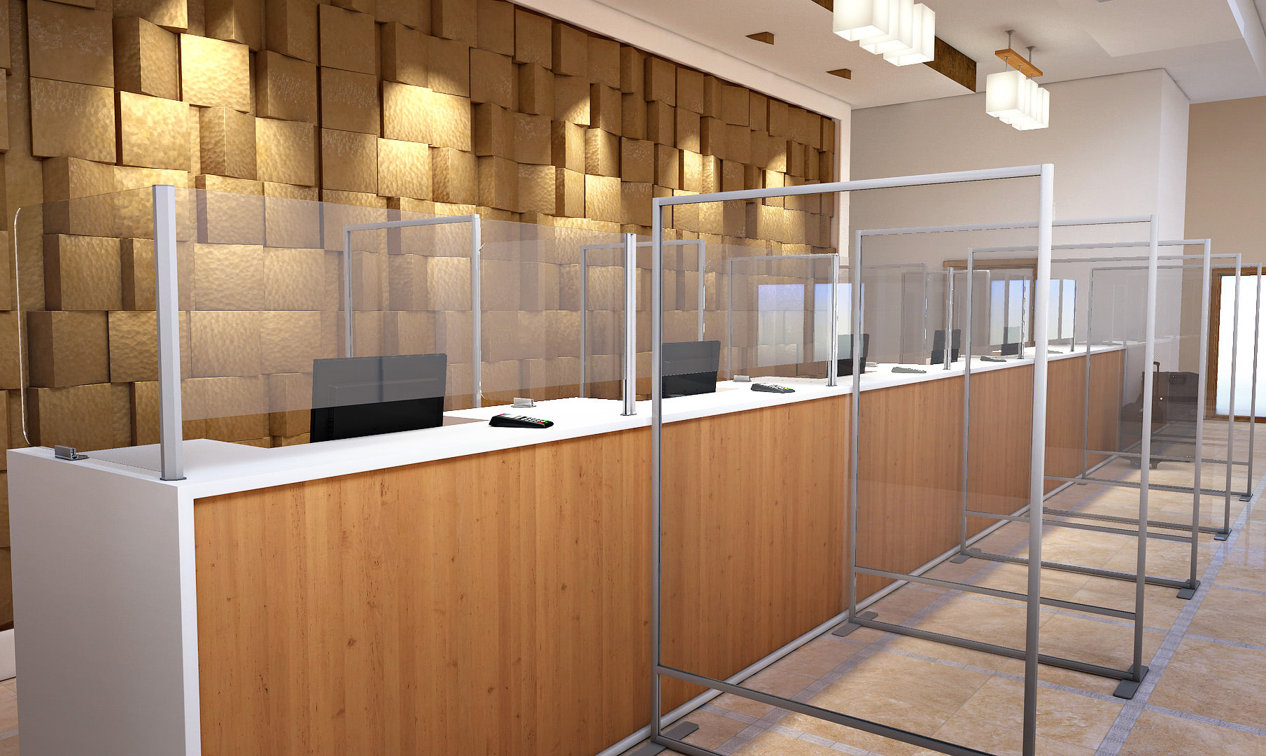 Achoo® Screens Range In Hotel Receptions