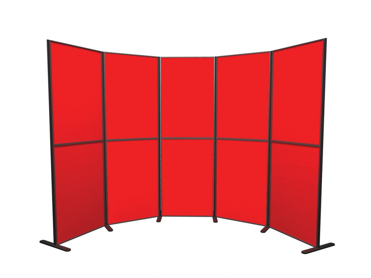 XL Standard 10 panel and pole modular display board system inc. carry bag