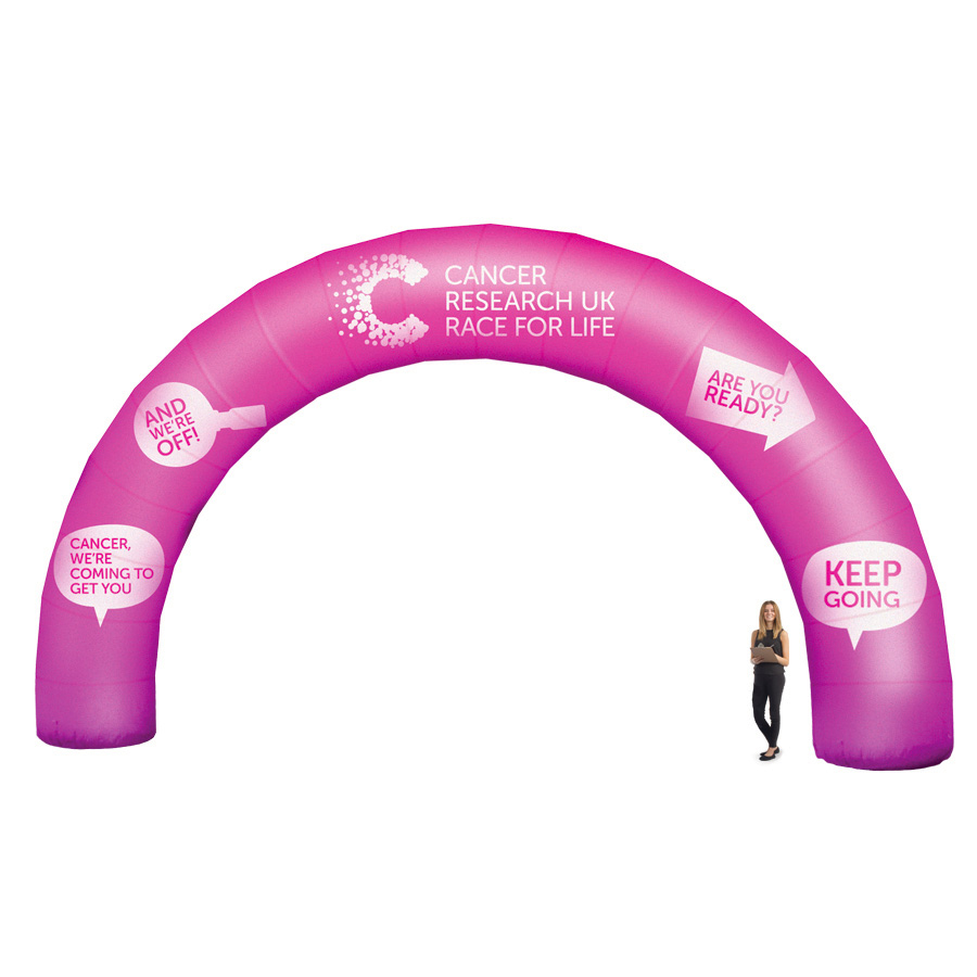 12m Inflatable Arches Inflatable Start Finish Line 3 Shapes Available
