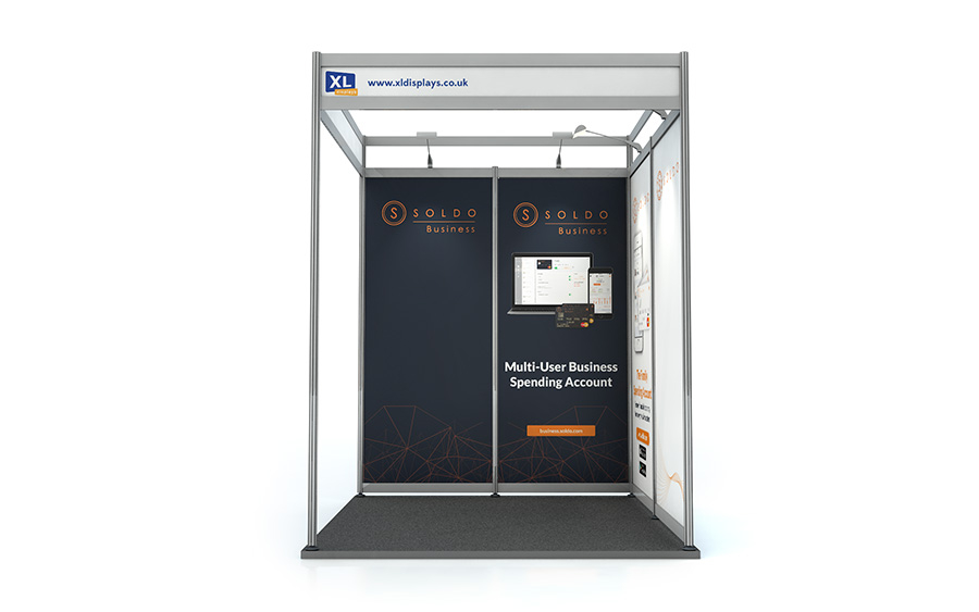 L-Shape PVC Graphics to Suit a 2m x 2m Shell Scheme