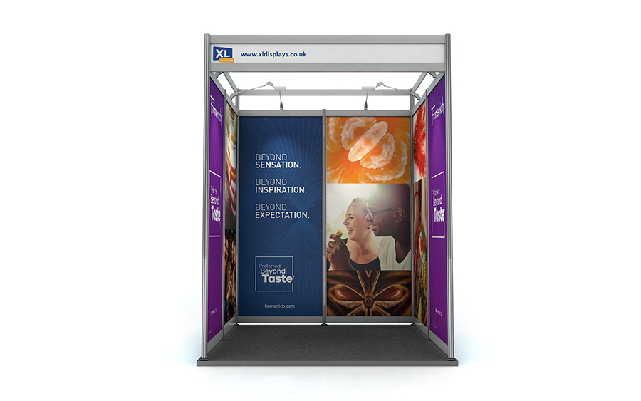 PVC Graphics to Suit a 2m x 2m U-Shape Shell Scheme