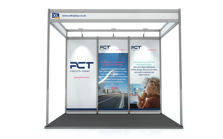 PVC Graphics to Suit a 2m x 3m Shell Scheme Back Wall