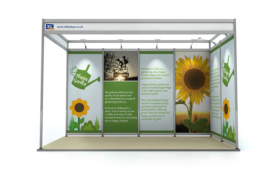 Foamex Panels to Suit a 2m x 4m Exhibition Shell Scheme