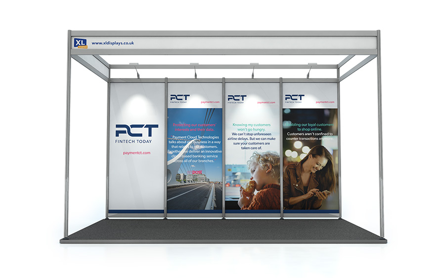 PVC Graphics to Suit a 2m x 4m Shell Scheme Back Wall