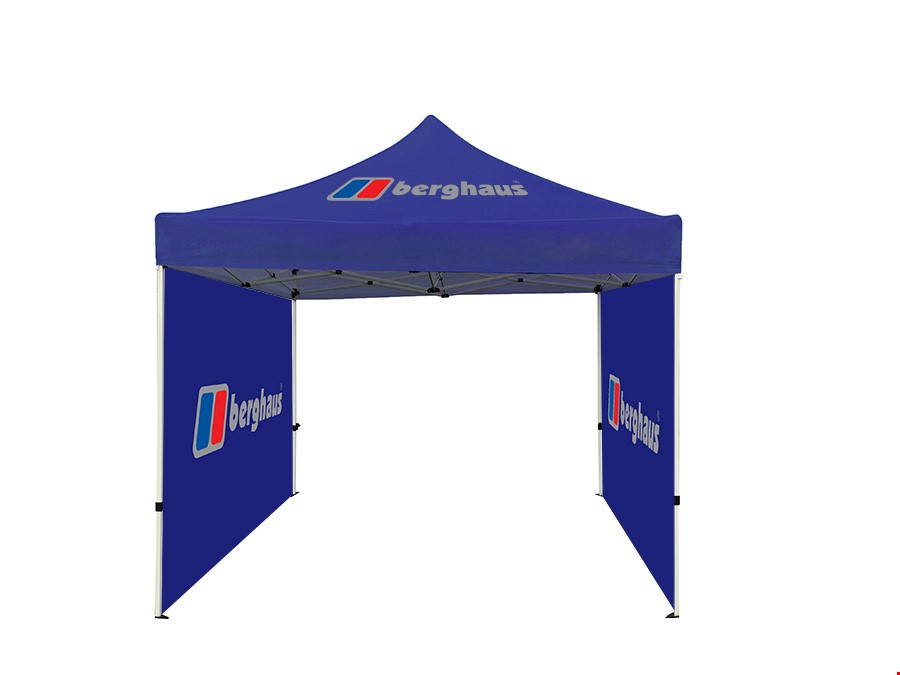 Pop Up Gazebo With Custom Printed Canopy & Two Side Walls