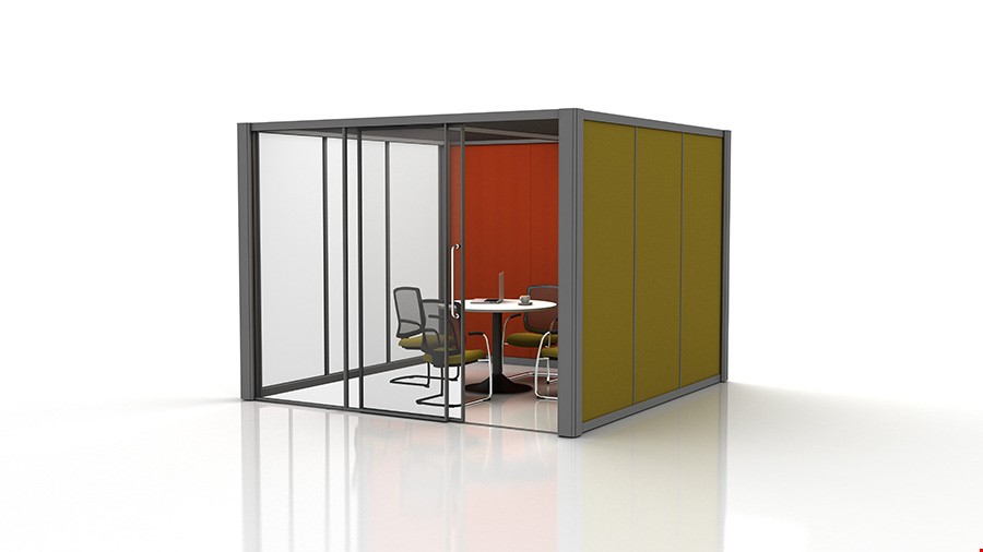 3m x 3m Partially Glazed Office Pod