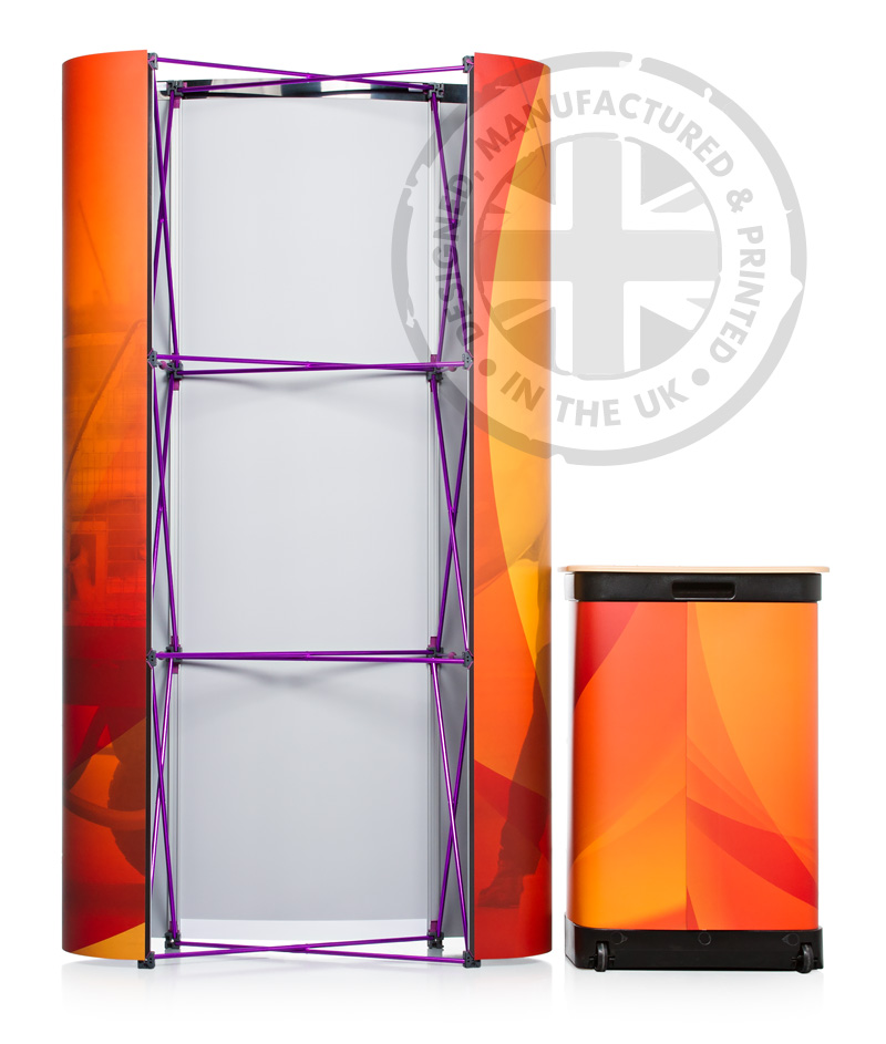 Reverse of 3x1 Pop Up Stand Frame 