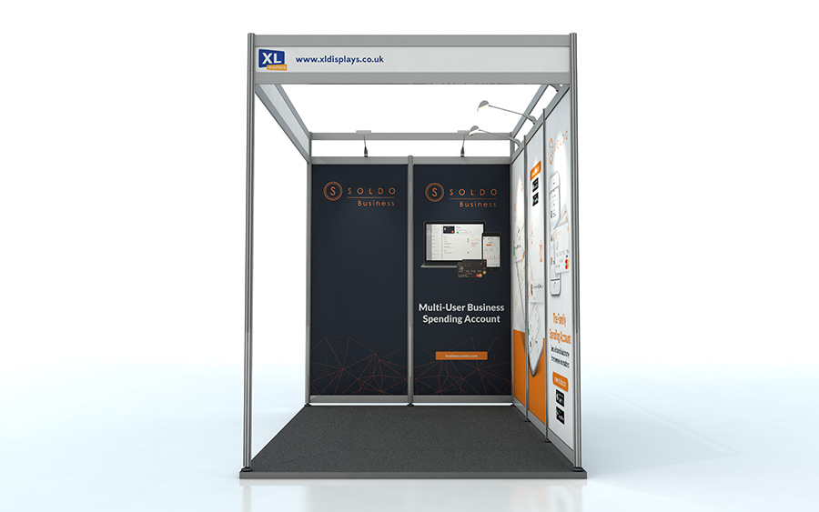 PVC Graphics to Suit a 3m x 2m L-Shape Shell Scheme
