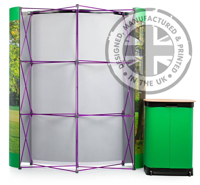 3x2 Pop Up Stand - rear of pop up frame.