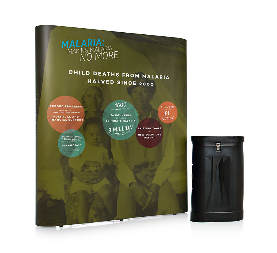 3x2 Straight Pop Up Display Stand
