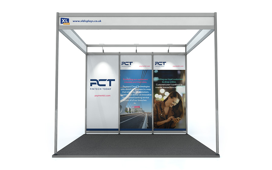 PVC Graphics to Suit a 3m x 3m Shell Scheme Back Wall