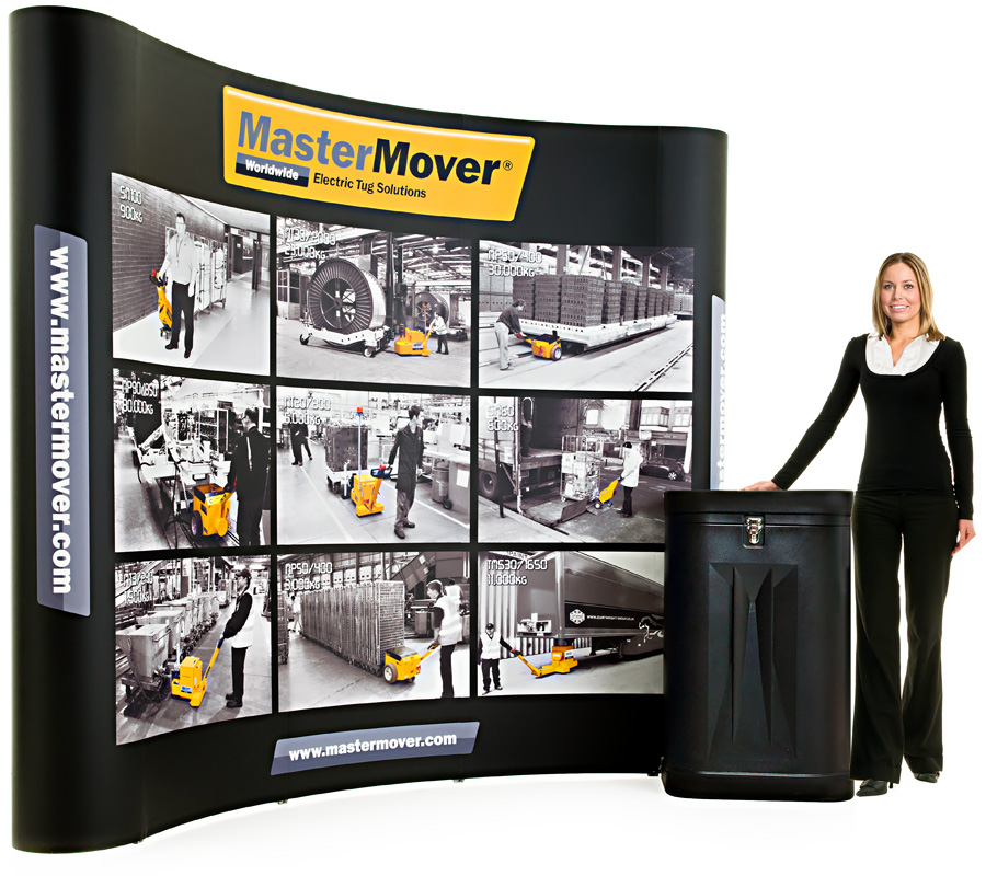 3x3 Pop Up Stand kit £355 with graphics, frame, magnetic system hardware + case