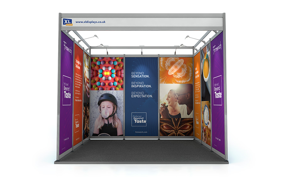PVC Graphics to Suit a 3m x 3m U-Shape Shell Scheme