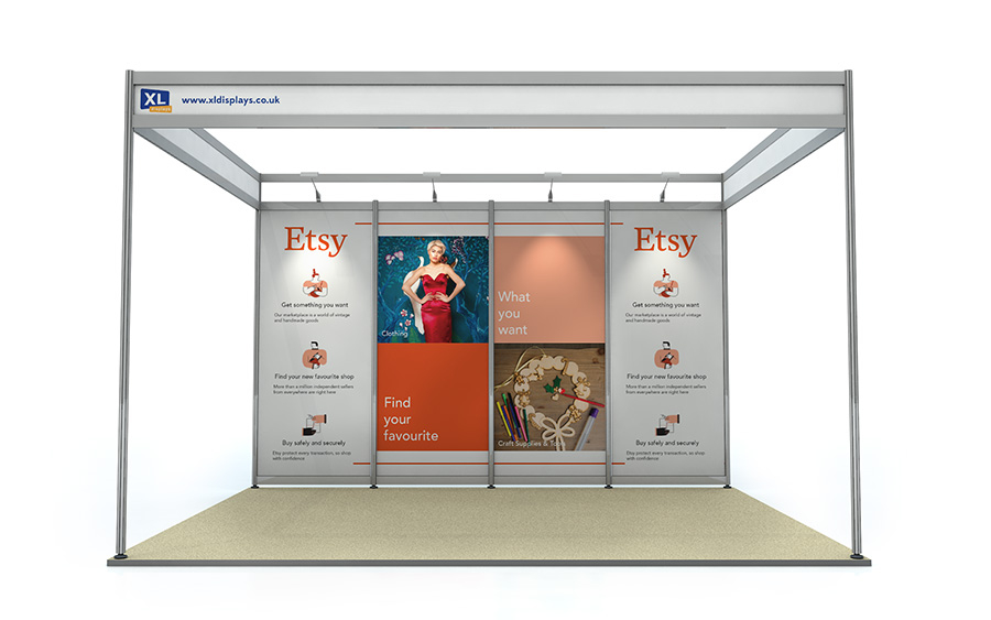 Foamex Graphics to Suit a 3m x 4m Shell Scheme Back Wall