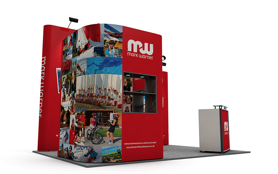 3m x 4m Linked Pop Up Display System