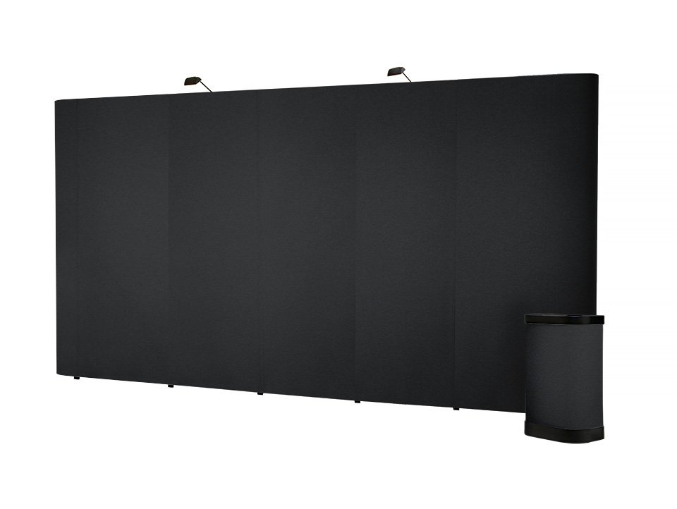 Large 3x4 Straight Fabric Display Solution