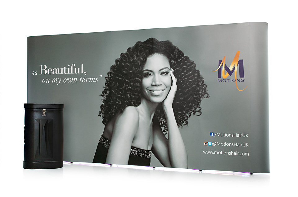 3x5 Straight Pop Up Display Stand