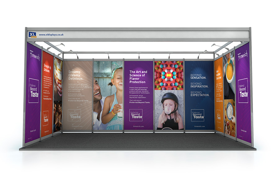 PVC Graphics to Suit a 3m x 5m U-Shape Shell Scheme
