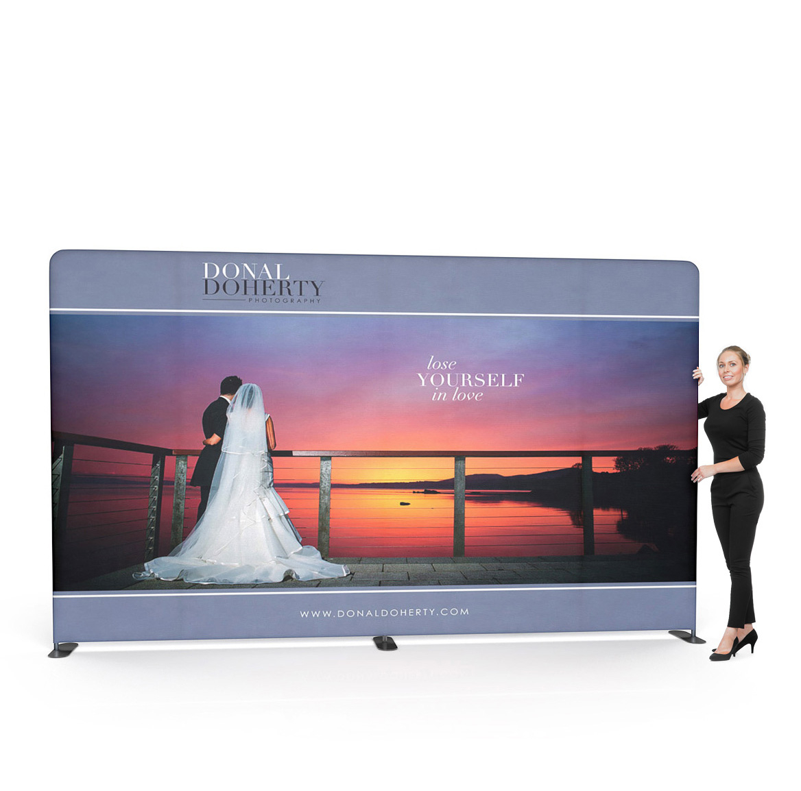 Formulate Straight Fabric Display Stands 4m Tension Fabric Displays