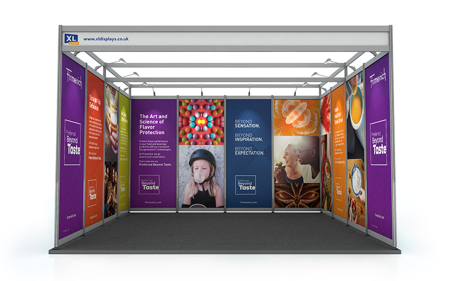 PVC Graphics to Suit a 4m x 4m U-Shape Shell Scheme