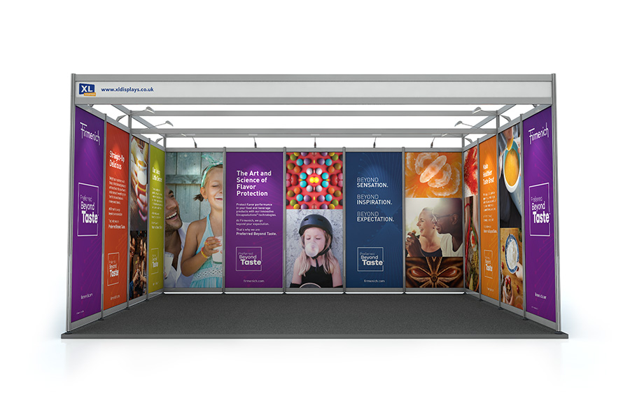 PVC Graphics to Suit a 4m x 5m U-Shape Shell Scheme