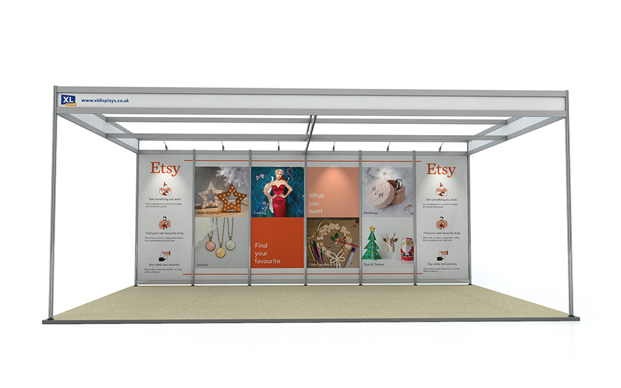 Foamex Graphics to Suit a 4m x 6m Shell Scheme Back Wall