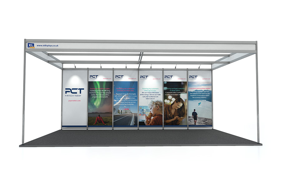 PVC Graphics to Suit a 4m x 6m Shell Scheme Back Wall