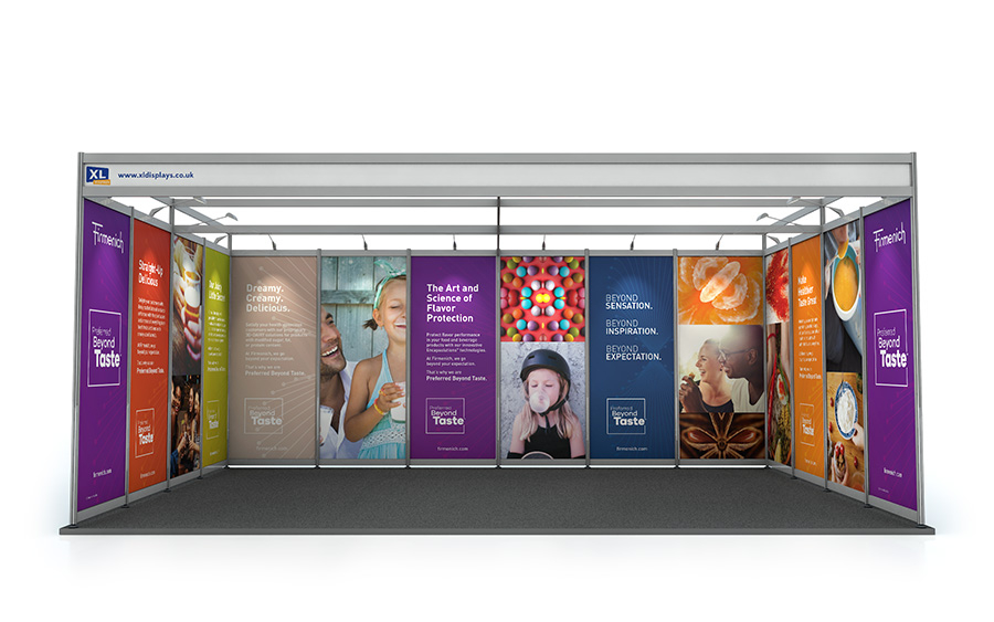 PVC Graphics to Suit a 4m x 6m U-Shape Shell Scheme