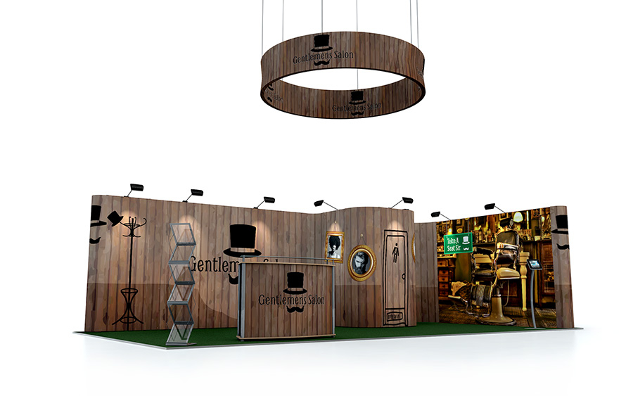 4m x 8m Linked Pop Up Exhibition Stand