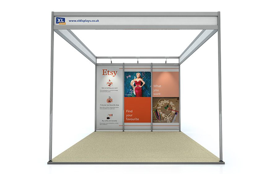Foamex Graphics to Suit a 5m x 3m Shell Scheme Back Wall