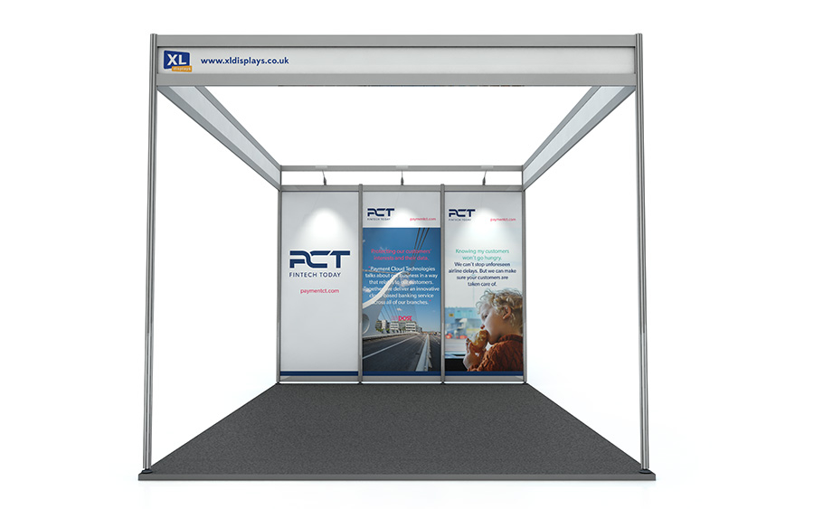 PVC Graphics to Suit a 5m x 3m Shell Scheme Back Wall